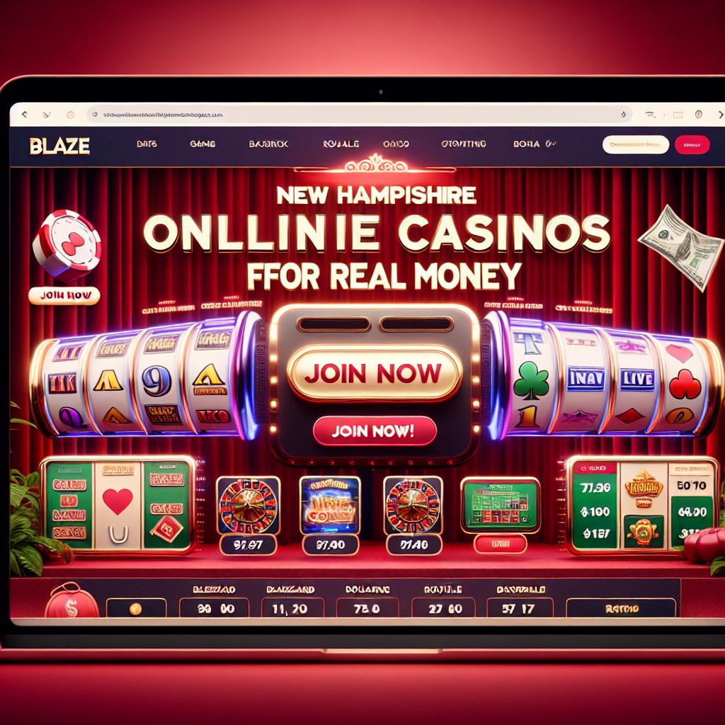New Hampshire Online Casinos for Real Money at Blaze Casino